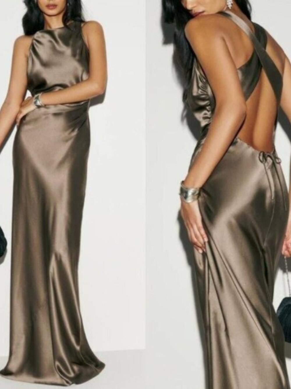 Reformation Anaiis Silk Dress